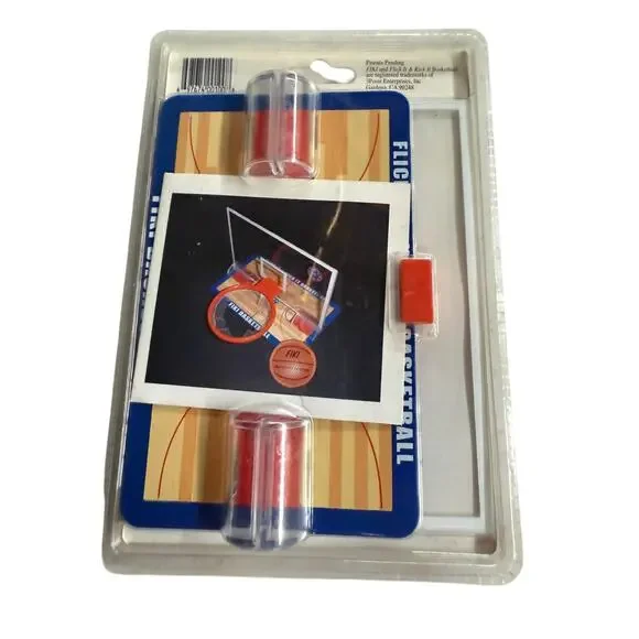 Official FIKI Basketball Flick It & Kick It Desk Hoop Table Top Desk Game - New - Picture 2 of 2